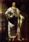 Ludwig as Grand Master of the Royal Order of the Knights of Saint George.